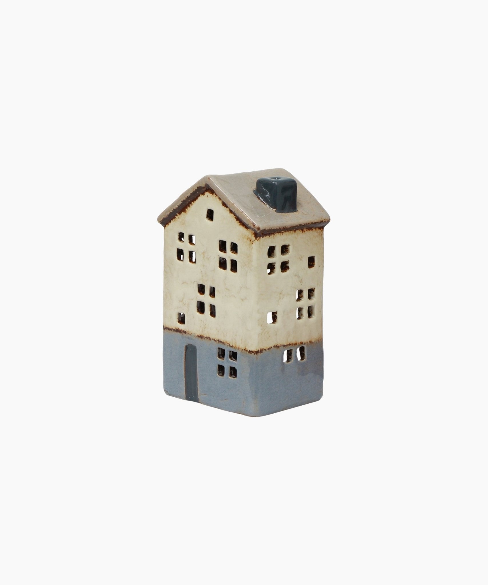 Saint Malo Tea Light House Stone Roof - Pure Apotheca