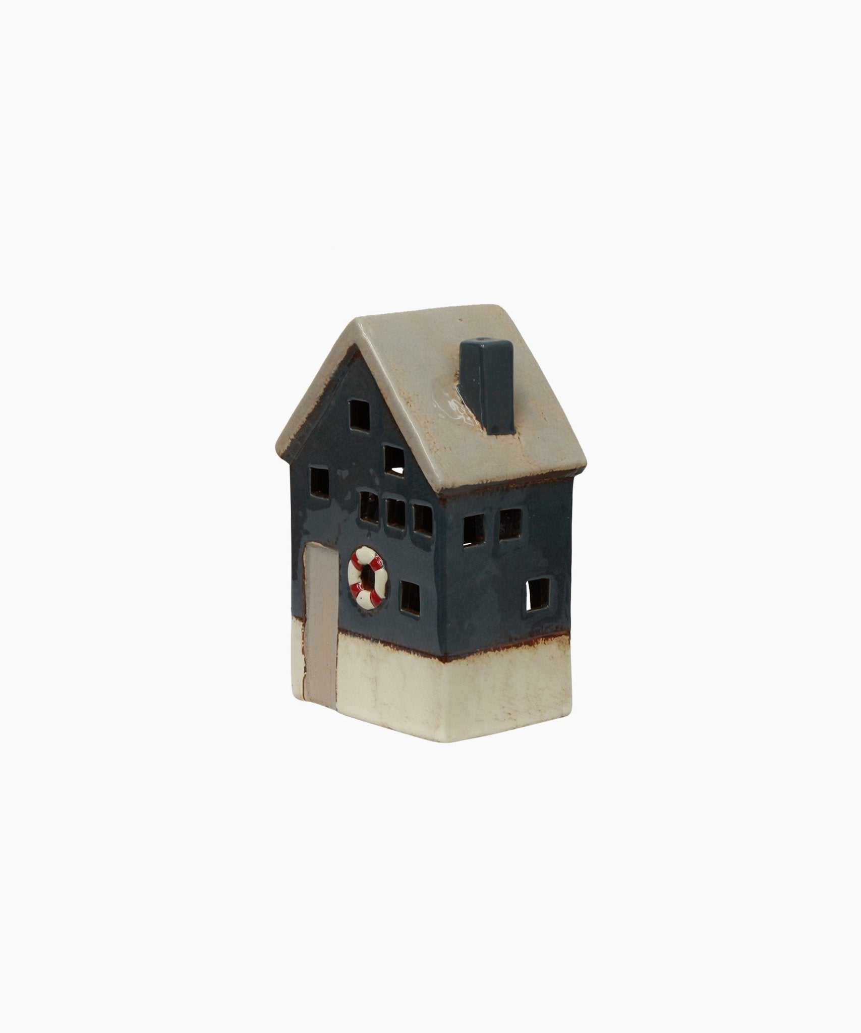 Saint Malo Tea Light House with Buoy Large - Pure Apotheca