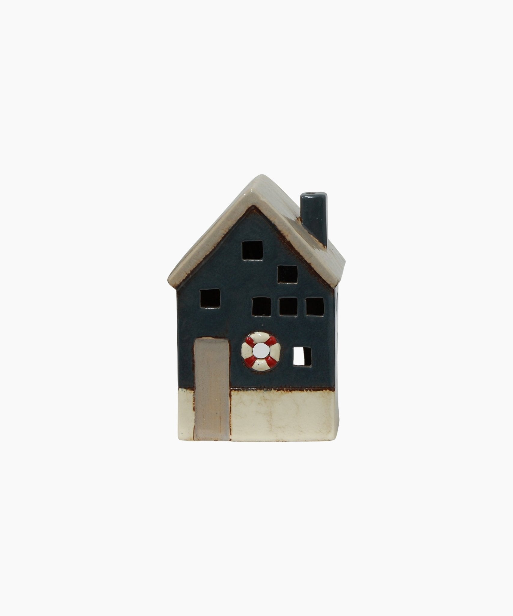 Saint Malo Tea Light House with Buoy Large - Pure Apotheca