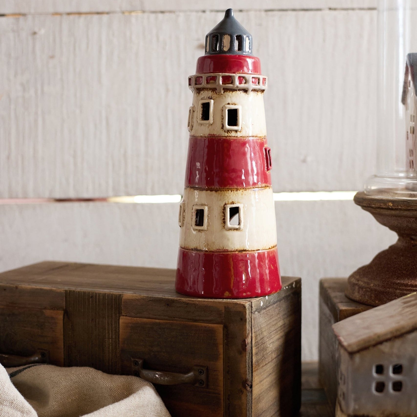 Saint Malo Tea Light Lighthouse - Pure Apotheca