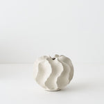 Salento Vase Limestone 13cmh x 16cmd - Pure Apotheca