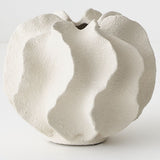 Salento Vase Limestone 13cmh x 16cmd - Pure Apotheca