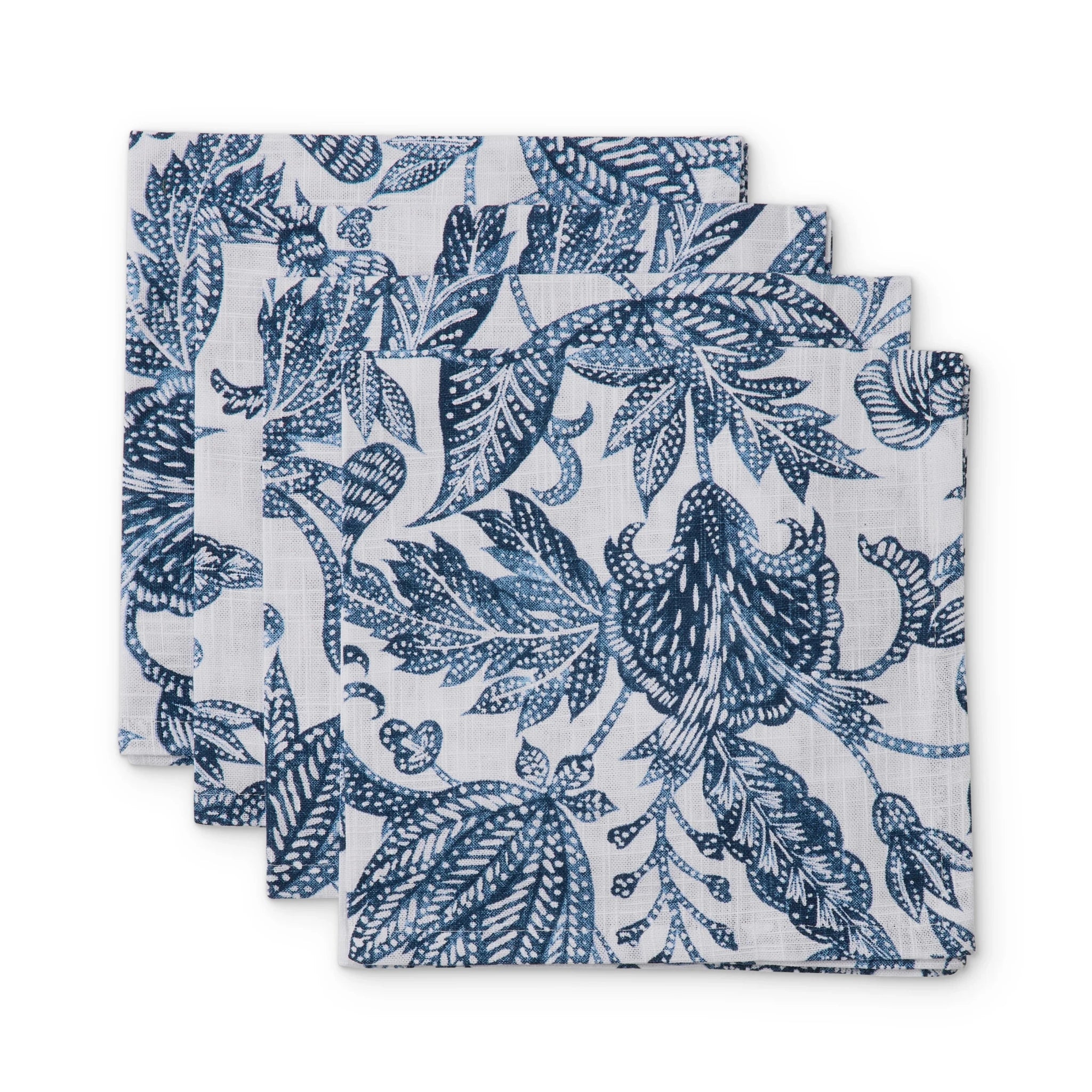 SAMARA DARK BLUE NAPKIN SET/4 - Pure Apotheca