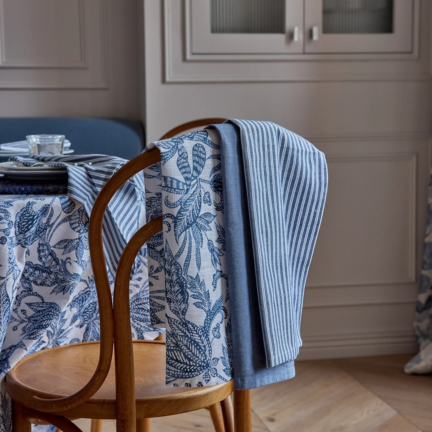 SAMARA DARK BLUE TEATOWEL 3PK - Pure Apotheca