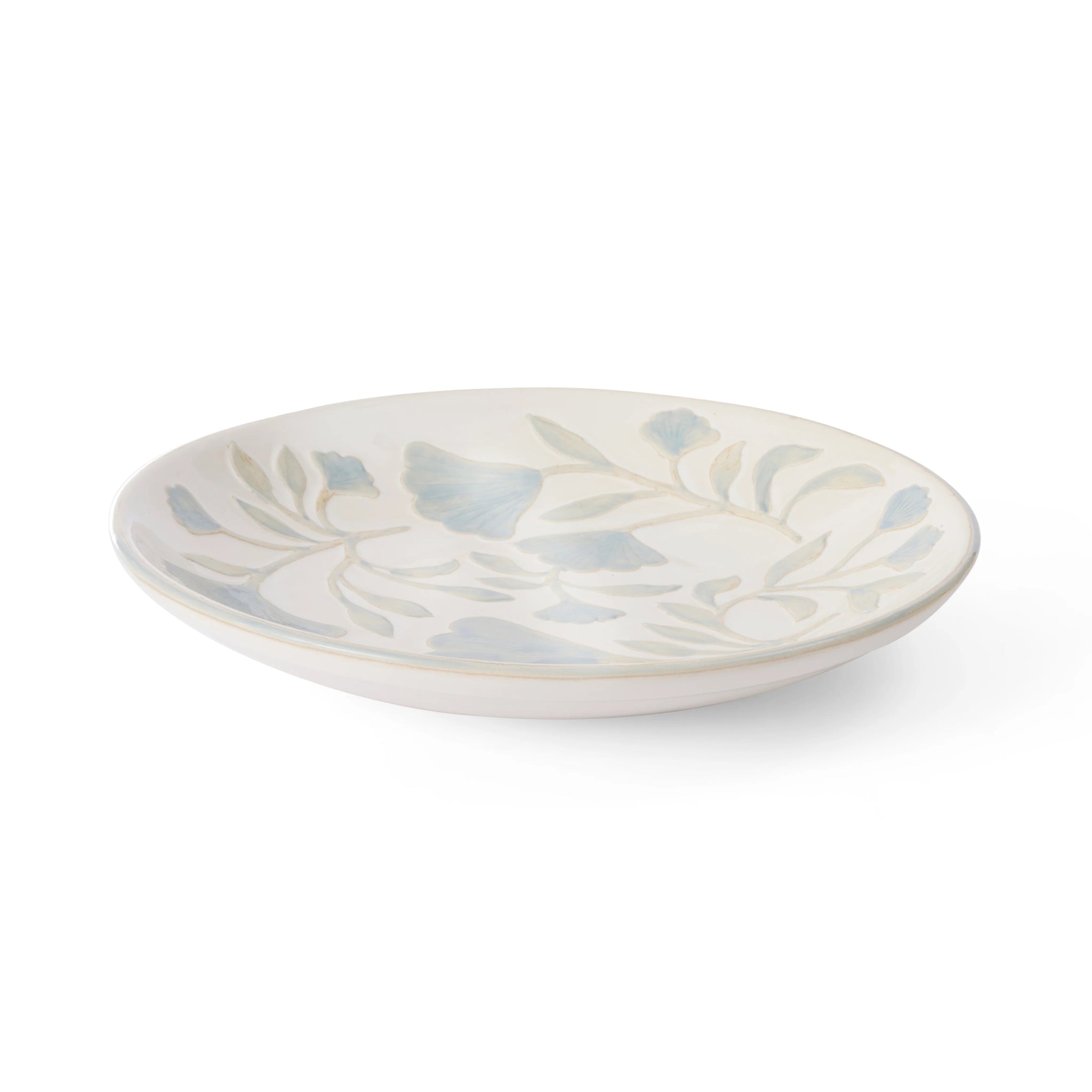 SAMARA PAINTED BLUE PLATTER - Pure Apotheca