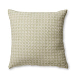 SAMIRA GREEN DIAMOND BLOCK PRINT CUSHION 50CM - Pure Apotheca