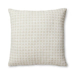 SAMIRA NEUTRAL DIAMOND BLOCK PRINT CUSHION 50CM - Pure Apotheca