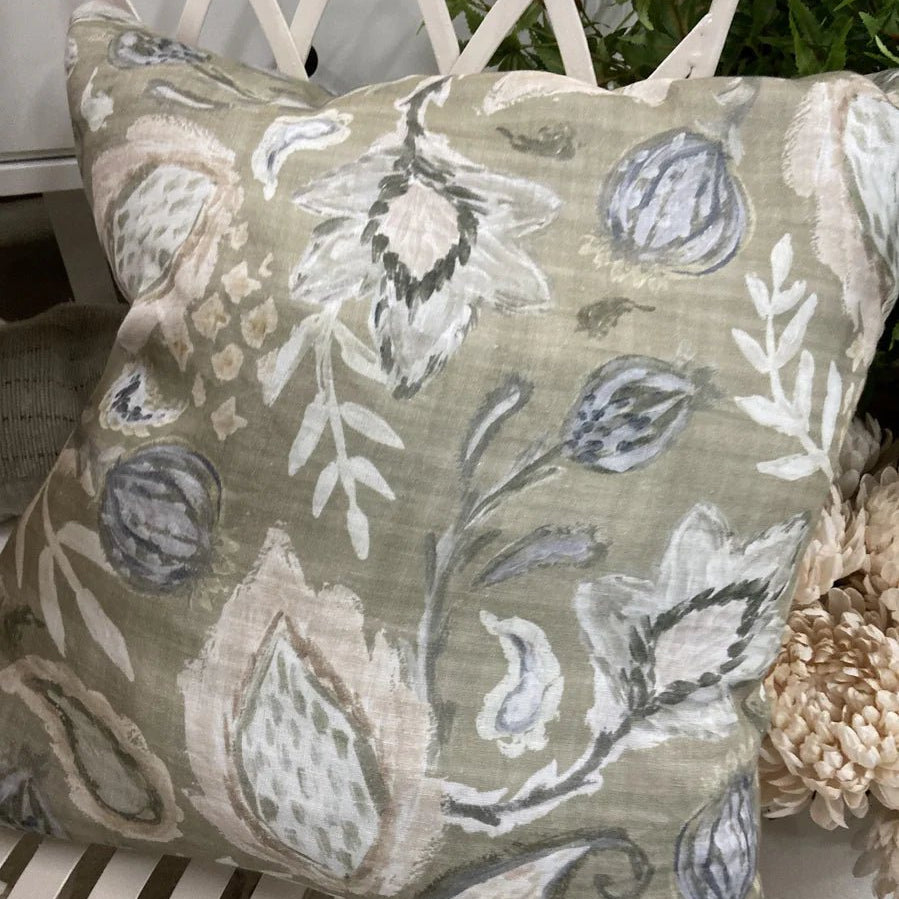 SAMSON GREEN / BEIGE CUSHION 55CM - Pure Apotheca