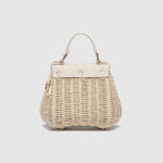 Sandy Raffia Crossbody Bag Vanilla - Pure Apotheca