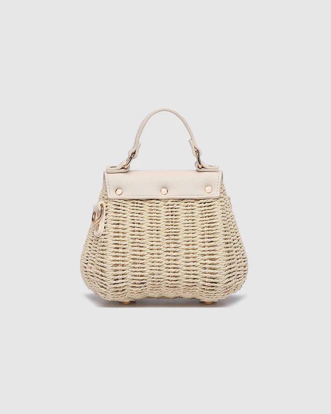 Sandy Raffia Crossbody Bag Vanilla - Pure Apotheca