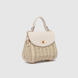 Sandy Raffia Crossbody Bag Vanilla - Pure Apotheca