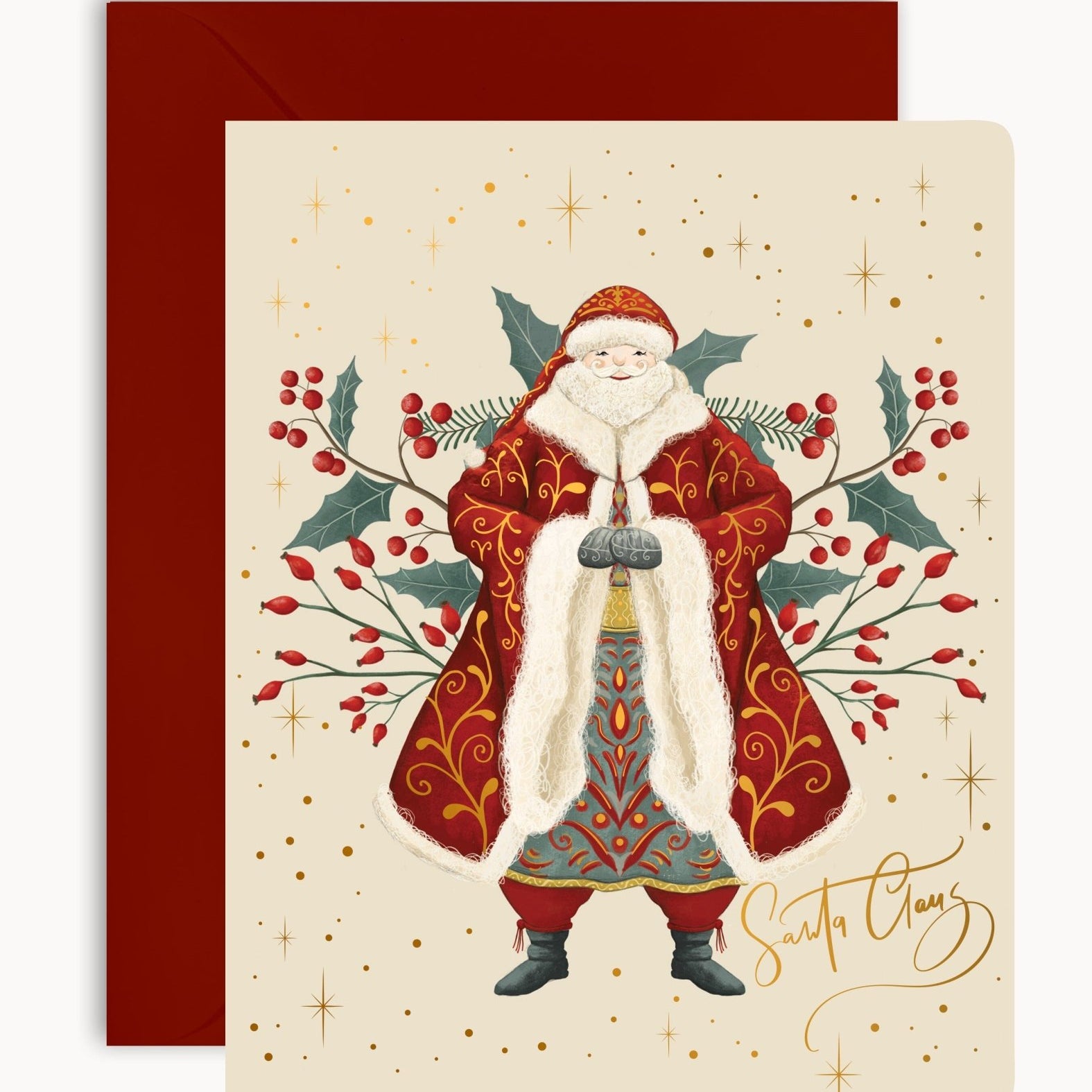 Santa Claus Christmas Card - Pure Apotheca