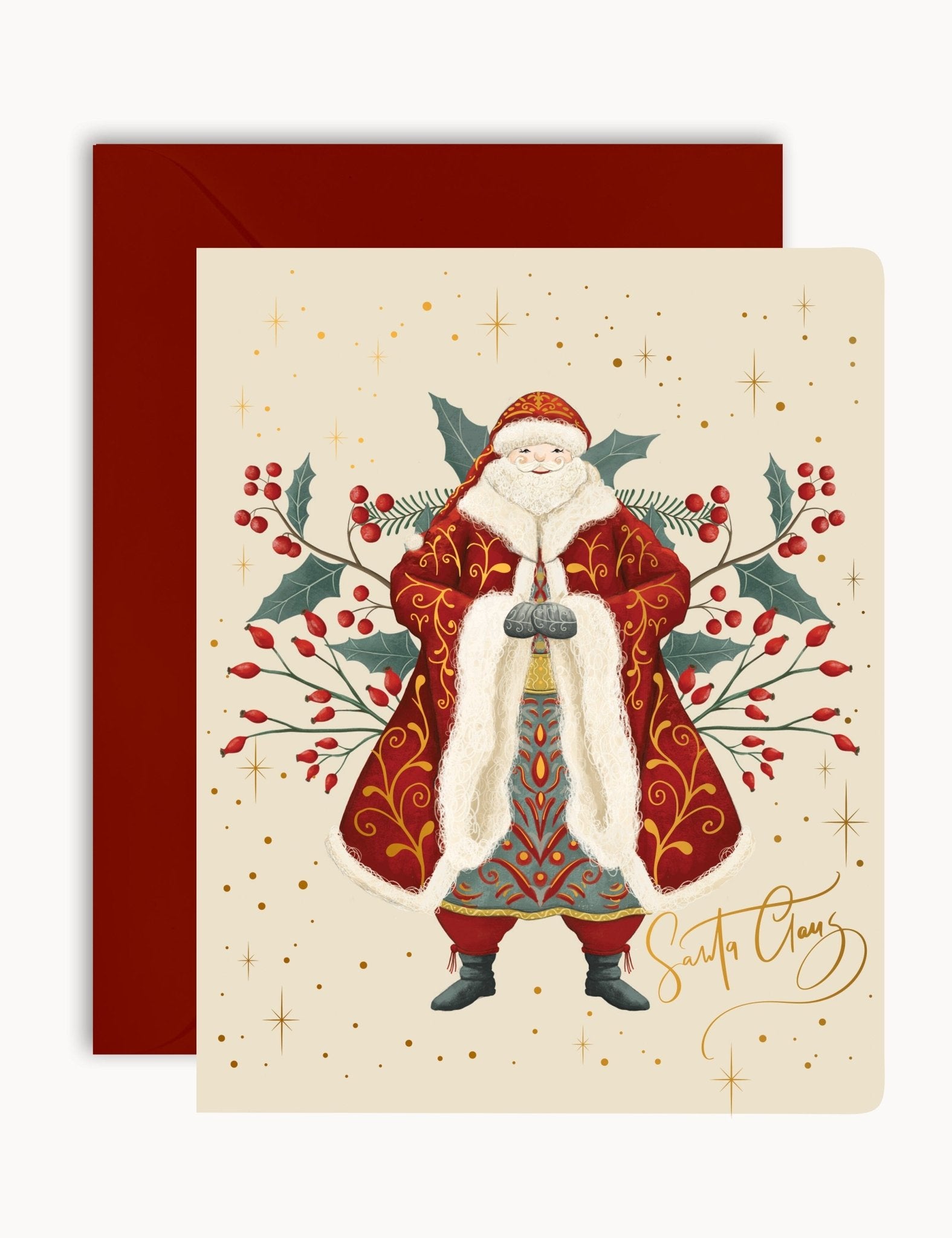 Santa Claus Christmas Card - Pure Apotheca