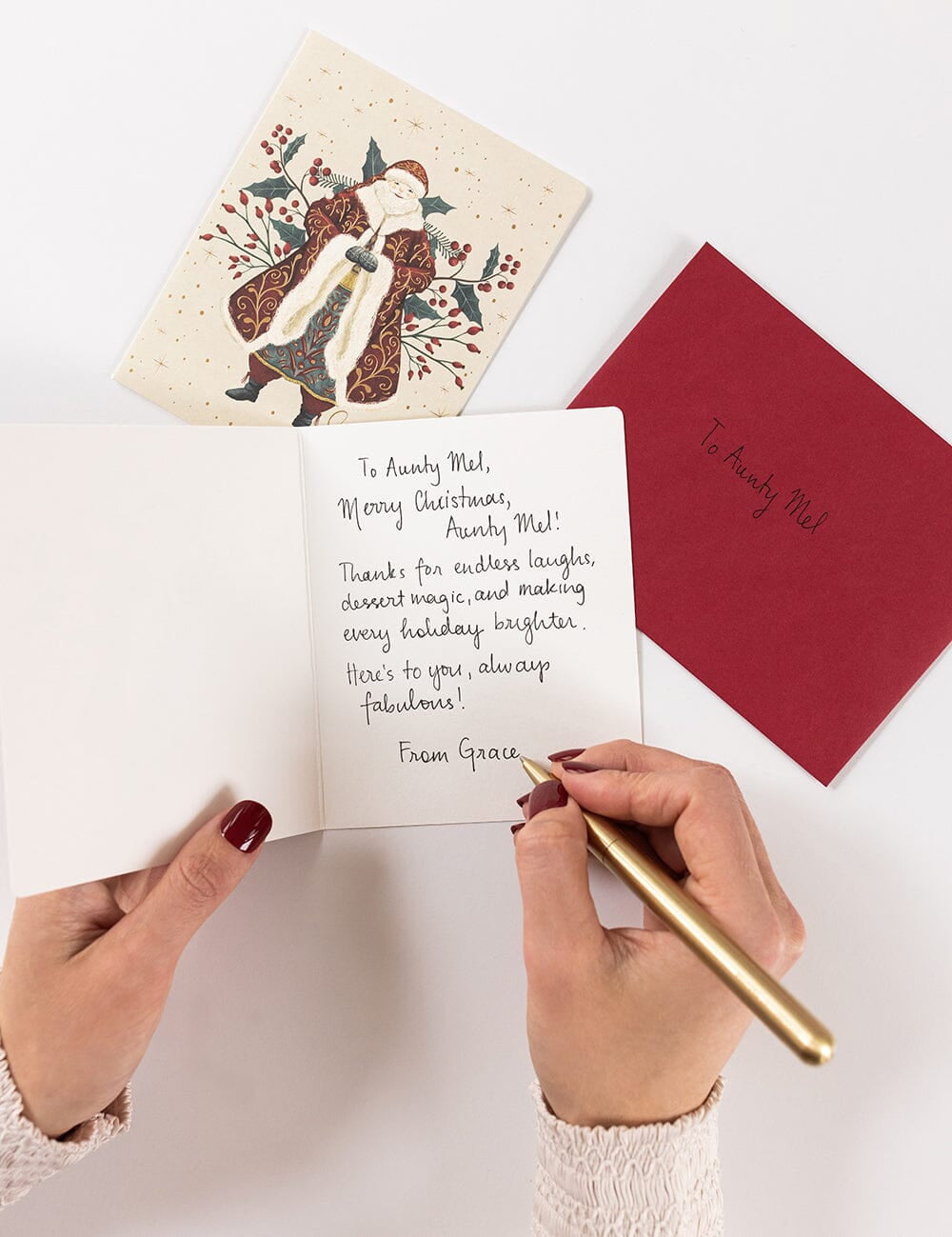 Santa Claus Christmas Card - Pure Apotheca