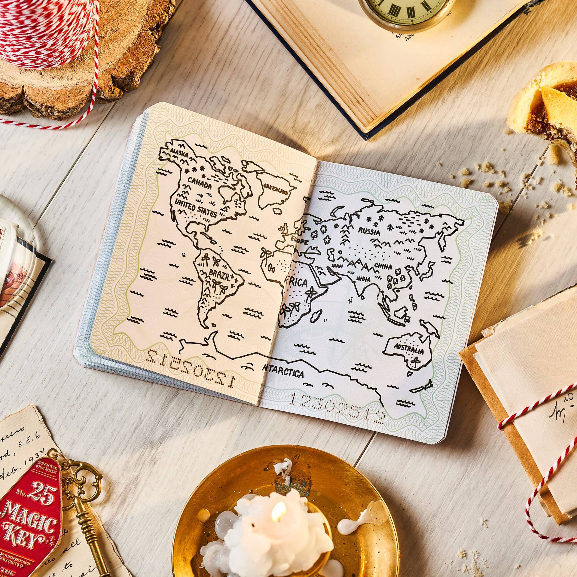 Santa Claus Christmas Passport - Pure Apotheca