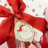 Santa Picture Frame Enamel Ornament - Pure Apotheca