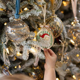 Santa Picture Frame Enamel Ornament - Pure Apotheca