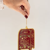 Santa's Mailbox Enamel Ornament - Pure Apotheca