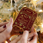 Santa's Mailbox Enamel Ornament - Pure Apotheca