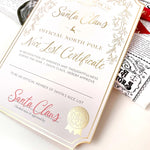 Santa's Nice List Certificate - Gold White - Pure Apotheca