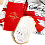 Santa's Sleigh Delivery Receipt Christmas Gift Tag - Pure Apotheca