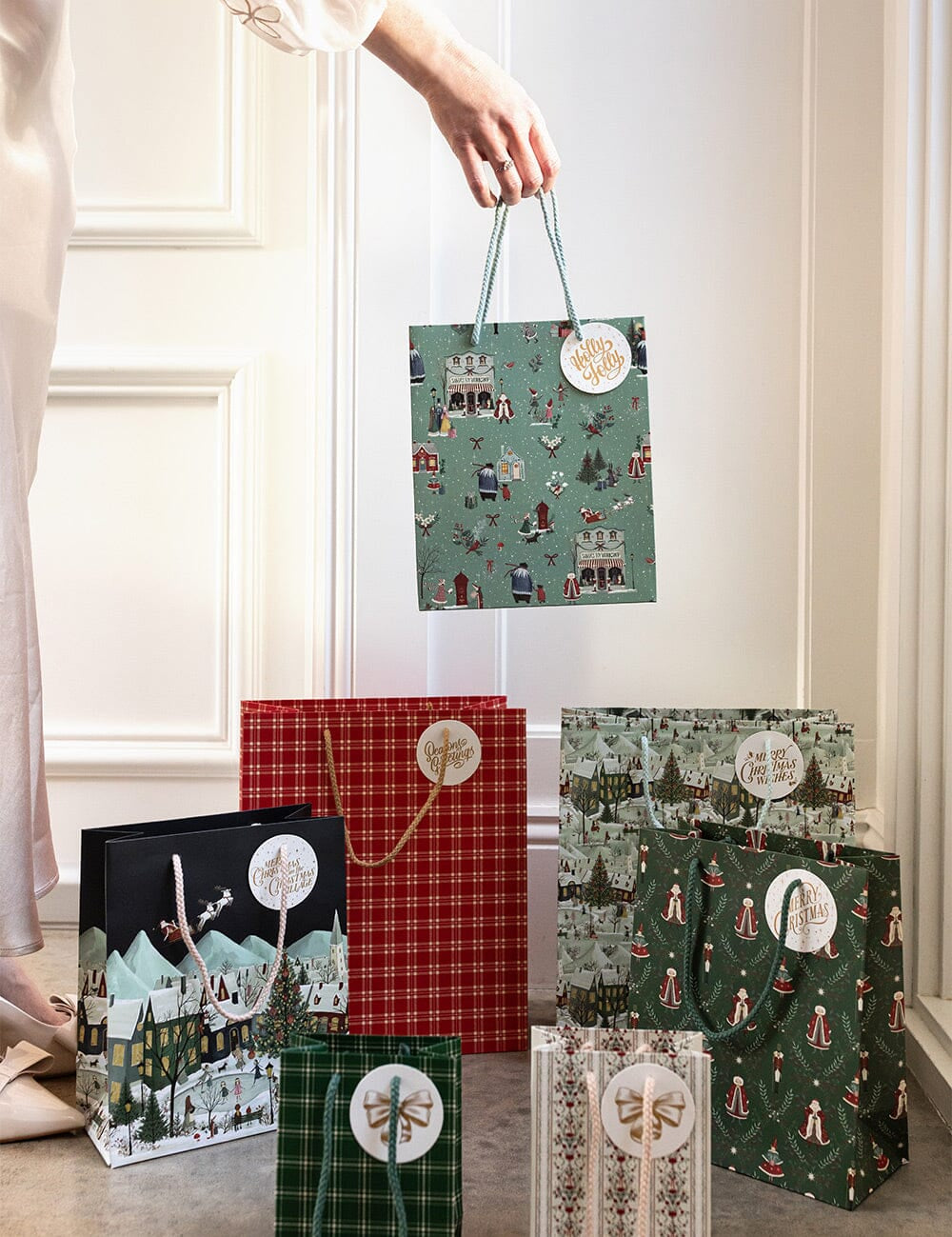 Santas Toy Workshop Medium Gift Bag - Pure Apotheca