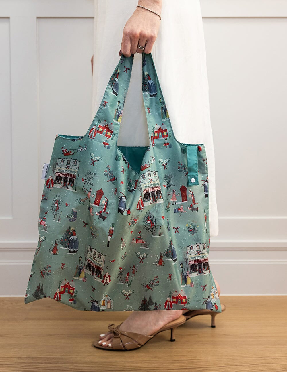 Santa's Workshop - Reusable Large Shopping Bag - Pure Apotheca