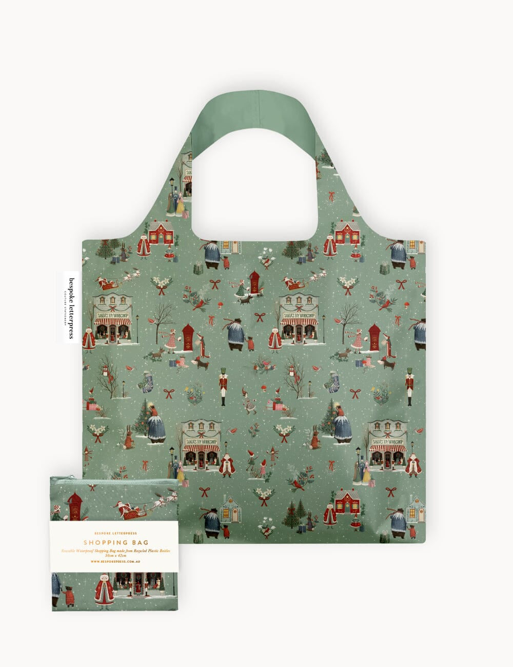 Santa's Workshop - Reusable Large Shopping Bag - Pure Apotheca