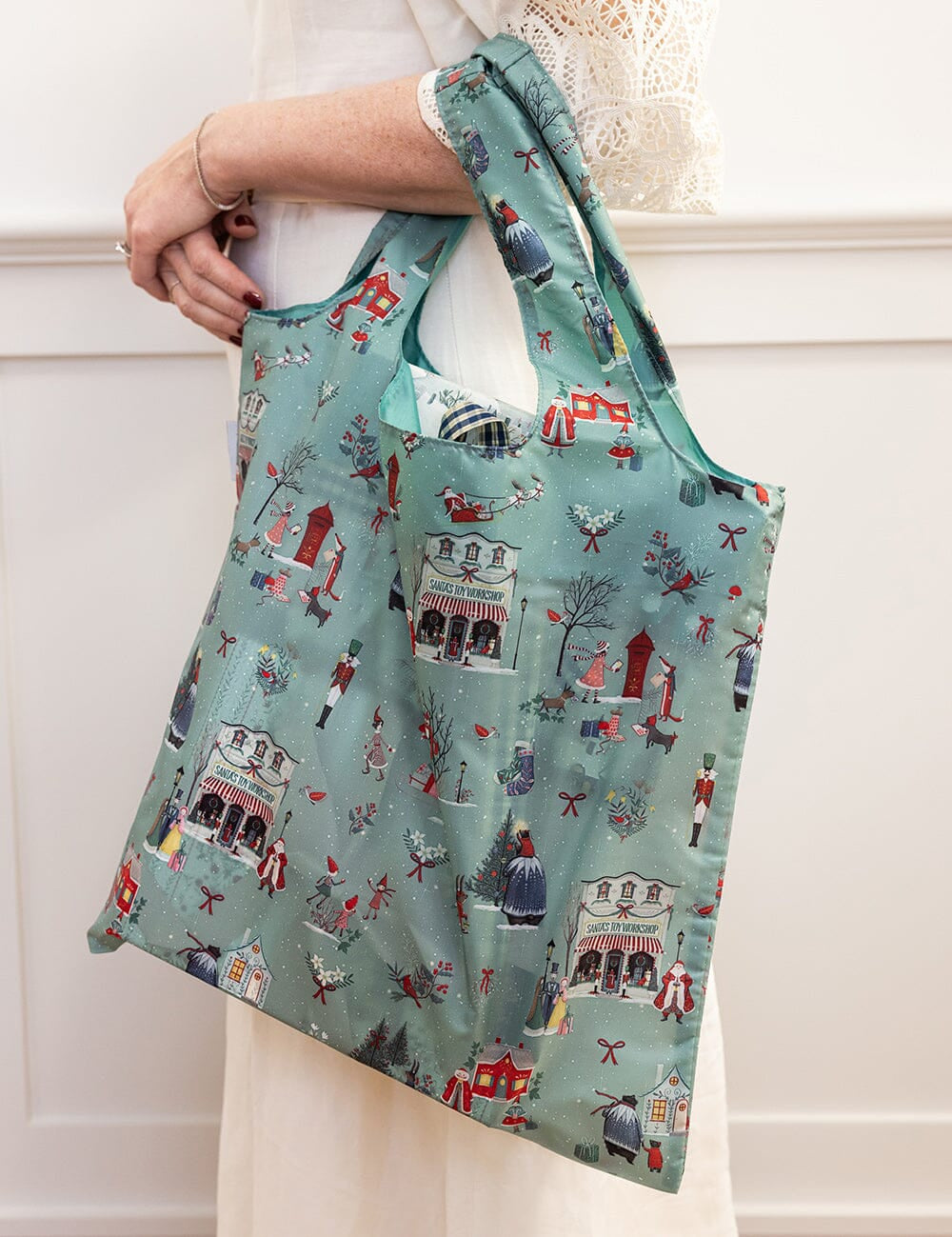Santa's Workshop - Reusable Large Shopping Bag - Pure Apotheca