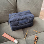 Santi Makeup Bag Navy - Pure Apotheca