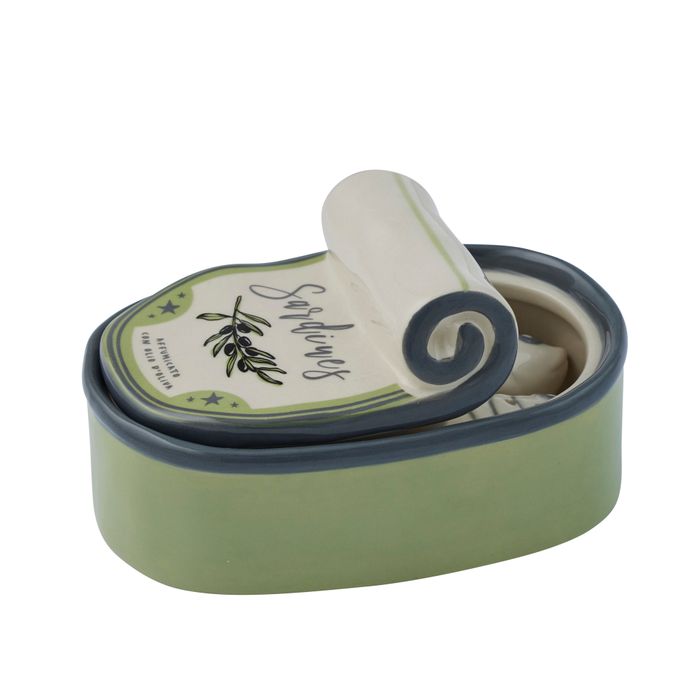 Sardina 3pc Ceramic Salt & Pepper Set - Pure Apotheca