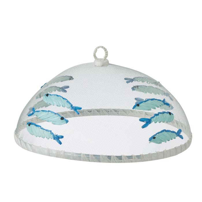 Sardines Mesh Food Cover 35cm Blue - Pure Apotheca