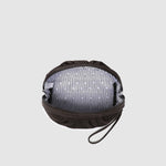 Sarski Makeup Bag Suedette Chocolate - Pure Apotheca