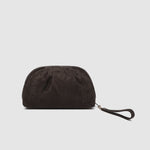 Sarski Makeup Bag Suedette Chocolate - Pure Apotheca
