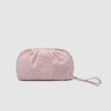 Sarski Makeup Bag Suedette Pale Pink - Pure Apotheca