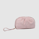 Sarski Makeup Bag Suedette Pale Pink - Pure Apotheca