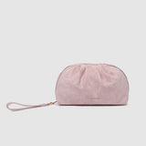 Sarski Makeup Bag Suedette Pale Pink - Pure Apotheca