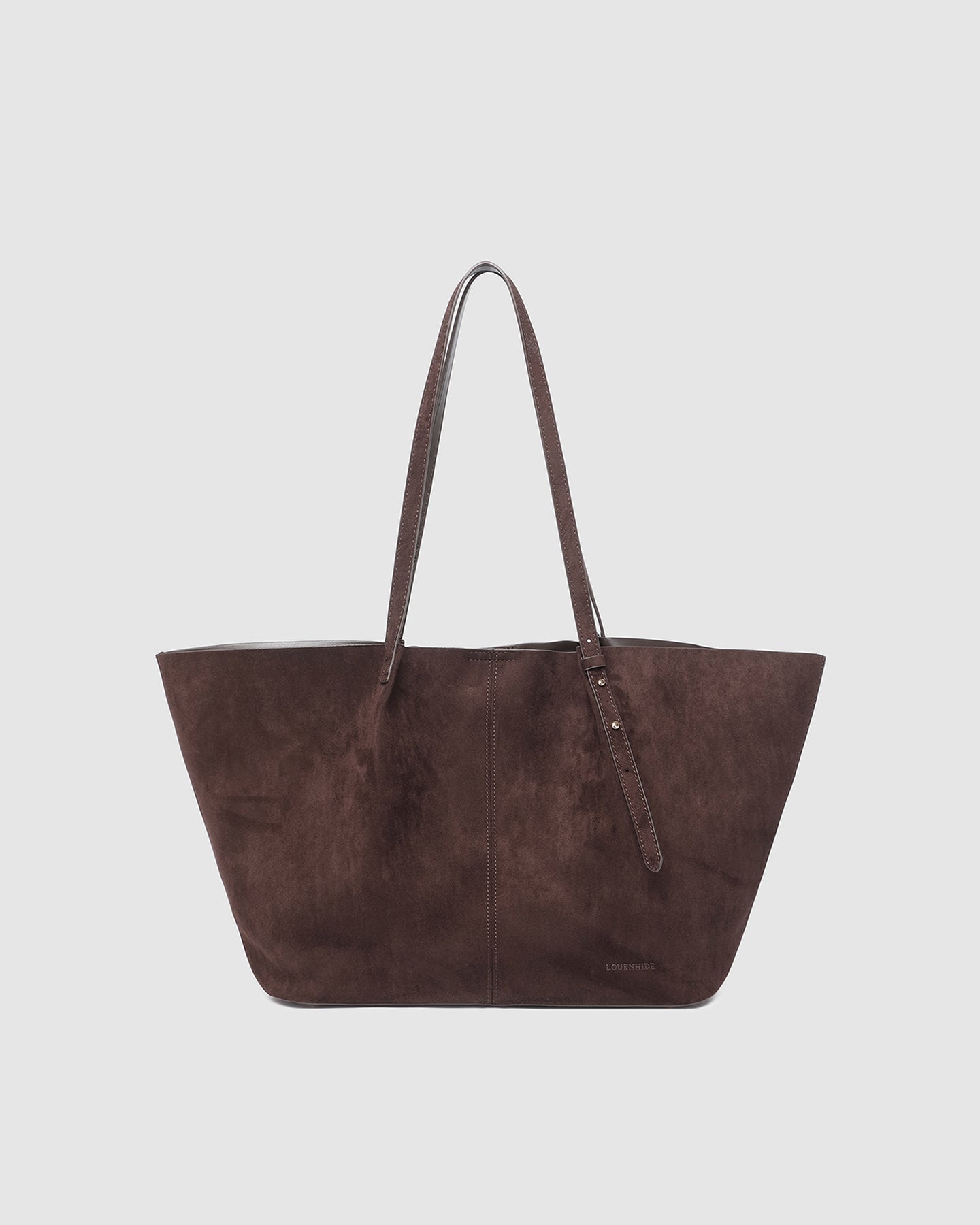Sawyer Tote Bag Suedette Chocolate - Pure Apotheca
