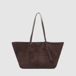 Sawyer Tote Bag Suedette Chocolate - Pure Apotheca