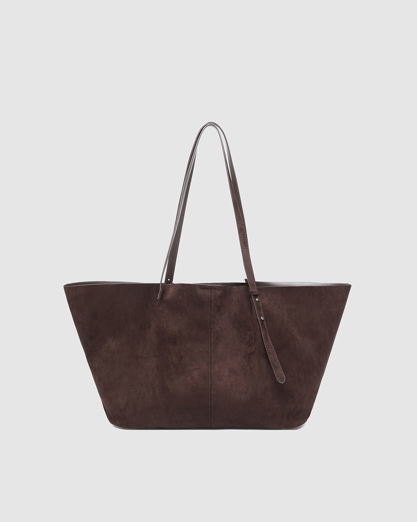 Sawyer Tote Bag Suedette Chocolate - Pure Apotheca