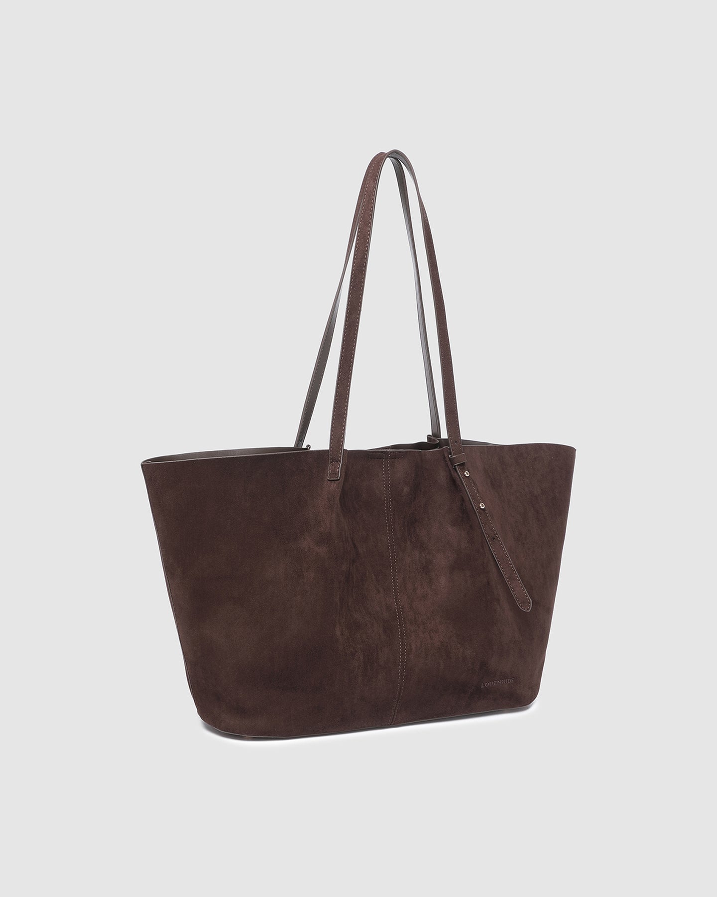 Sawyer Tote Bag Suedette Chocolate - Pure Apotheca