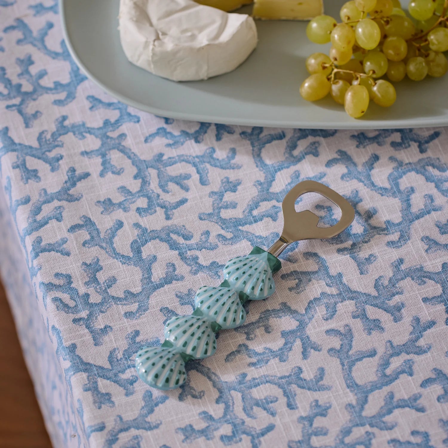SCALLOP BLUE BOTTLE OPENER - Pure Apotheca