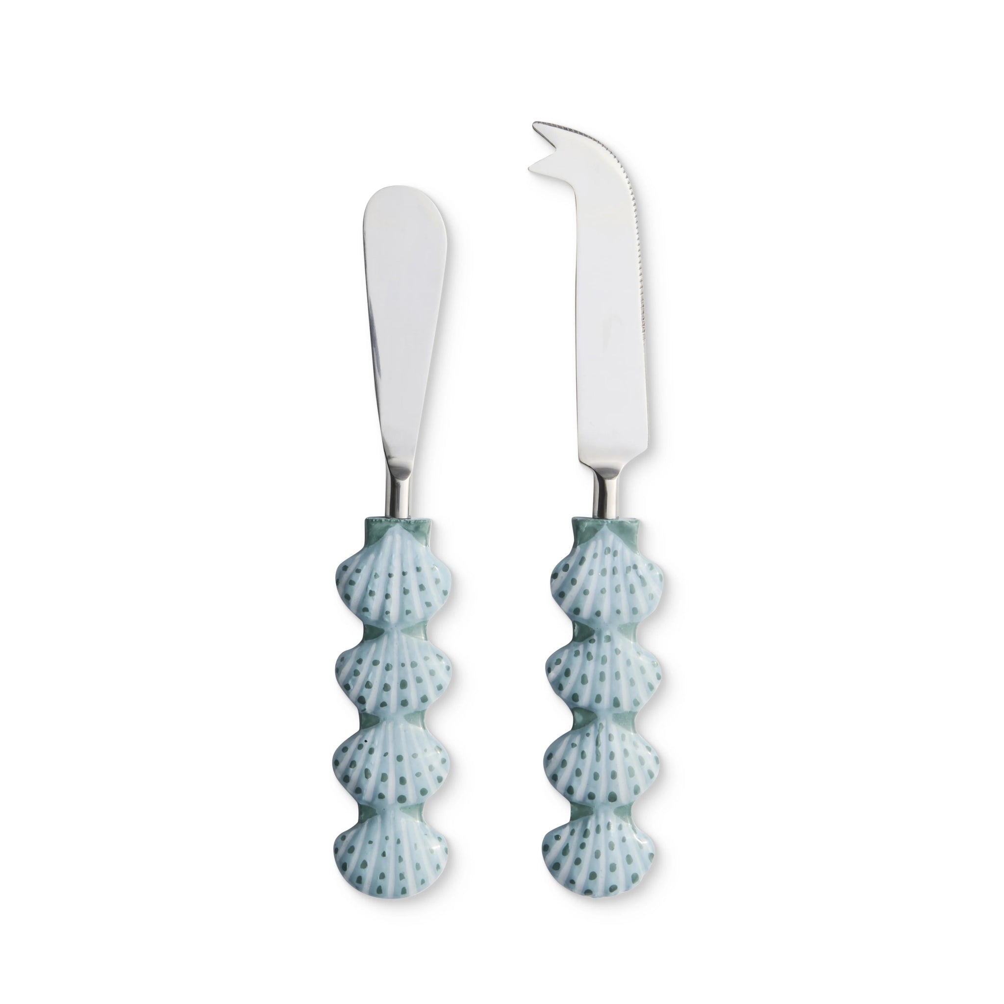 SCALLOP BLUE CHEESE KNIFE SET/2 - Pure Apotheca
