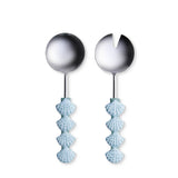 SCALLOP BLUE SALAD SERVER SET/2 - Pure Apotheca