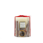 Scented Spiced Orange, Clove Cinnamon Botanical Pillar Candle 900g - Pure Apotheca