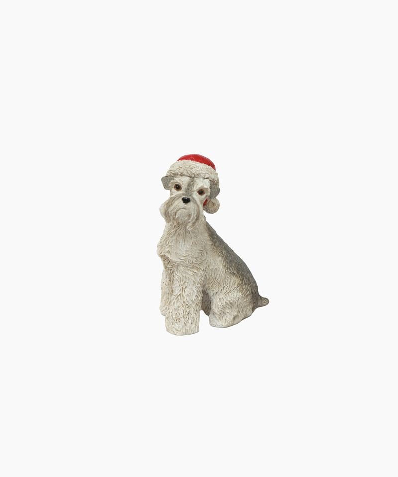 Schnauzer with Santa Hat - Pure Apotheca