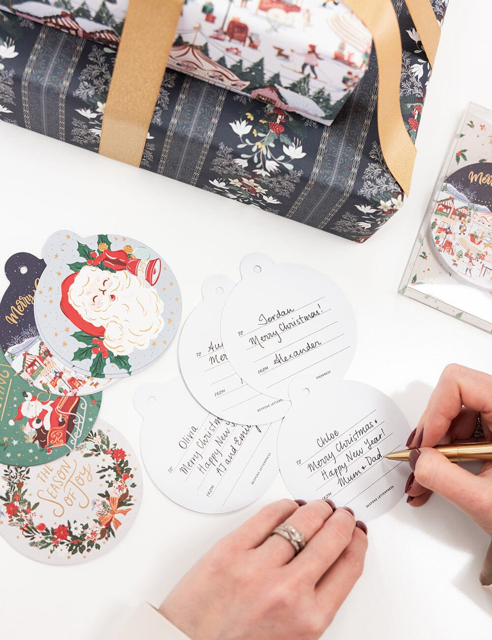 Season of Joy Bauble Gift Tags 12pk - Pure Apotheca