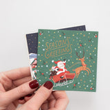 Season of Joy Christmas Card Square Boxset 12pk - Pure Apotheca