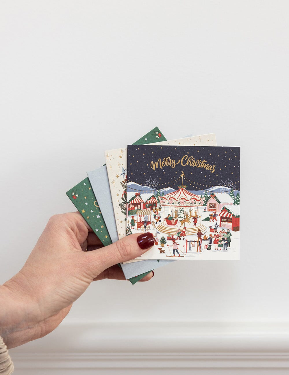 Season of Joy Christmas Card Square Boxset 12pk - Pure Apotheca