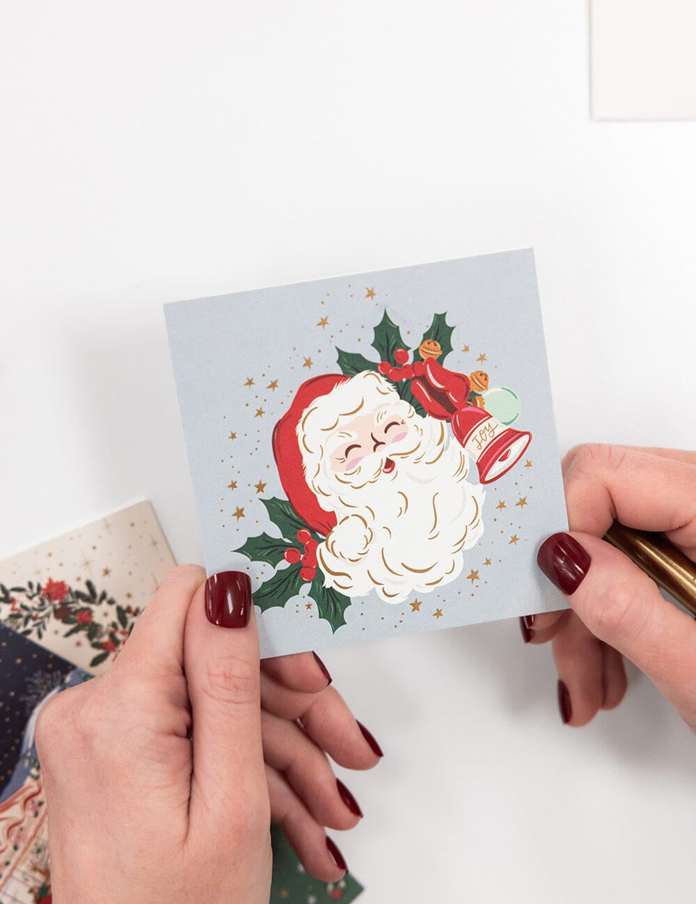 Season of Joy Christmas Card Square Boxset 12pk - Pure Apotheca